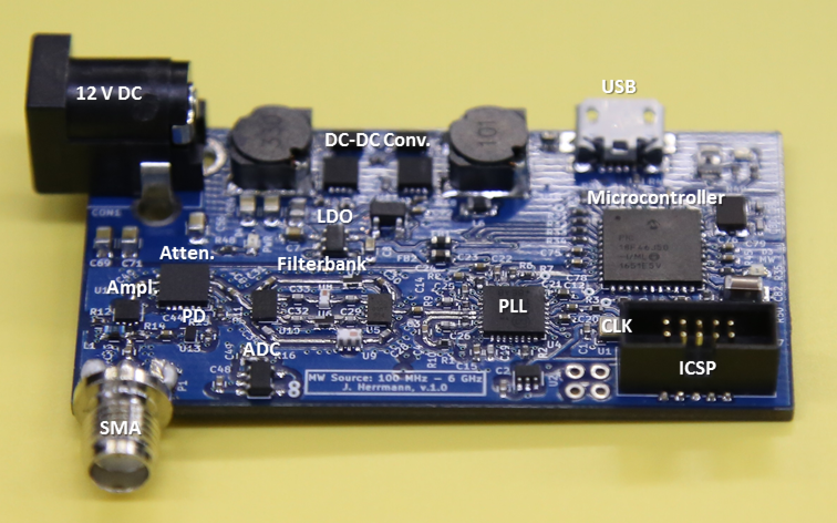 Assembled PCB